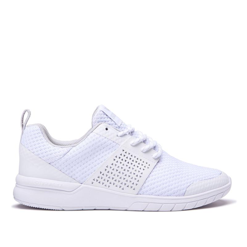 Supra SCISSOR Sneaker Low Damen Weiß Sale OCVUJ9267